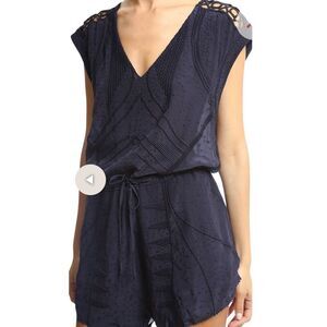 IRO AUSTIN ROMPER - NAVY NWT Size 40/ US 8